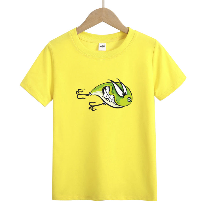 Angry Fishing Lure Kids T-Shirt