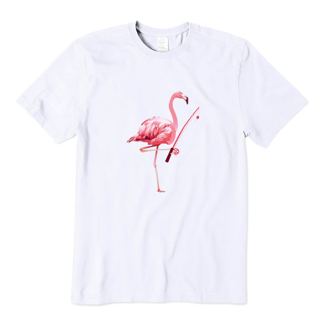 Flamingo Fishing T-Shirt