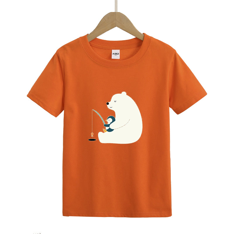 Buddy Fishing Kid's T-Shirts