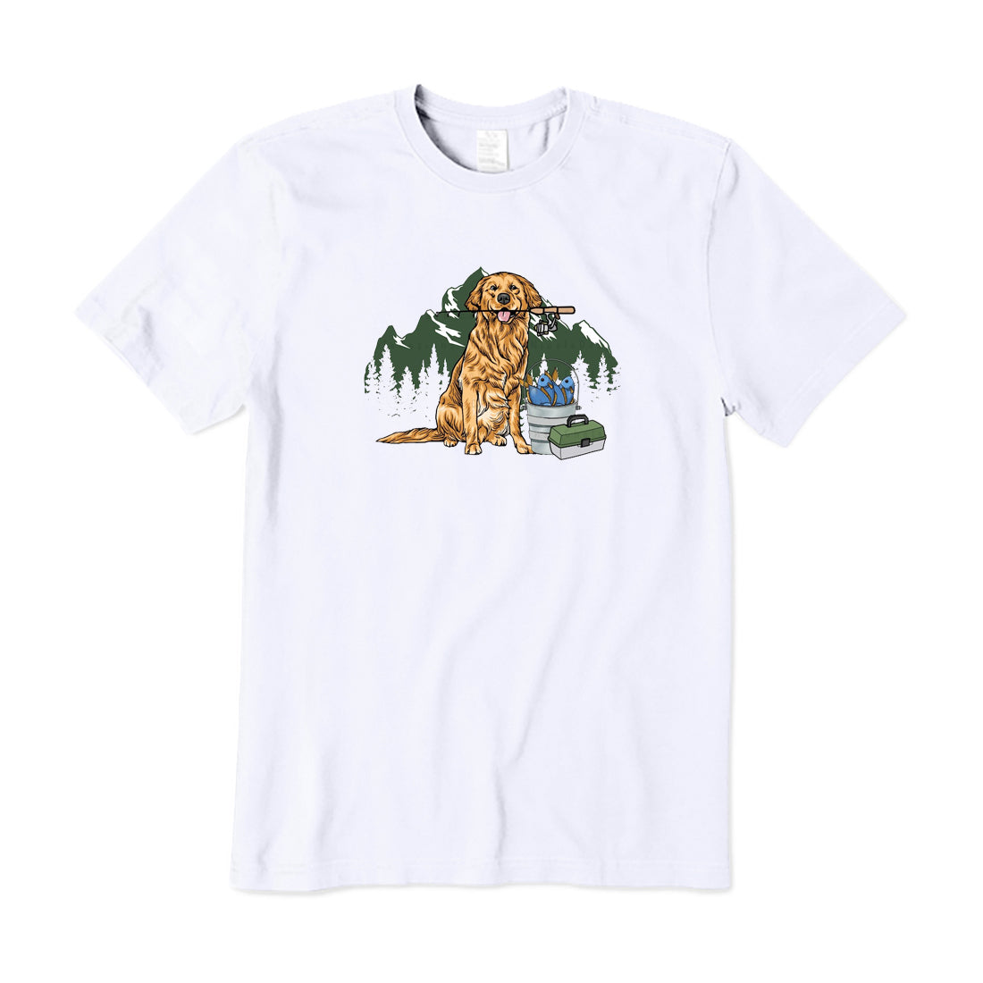 Fishing Dog T-Shirt