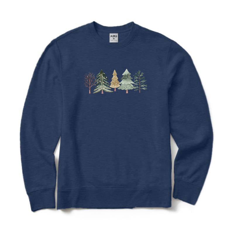 Merry and Bright Trees Crewneck Sweatshirt