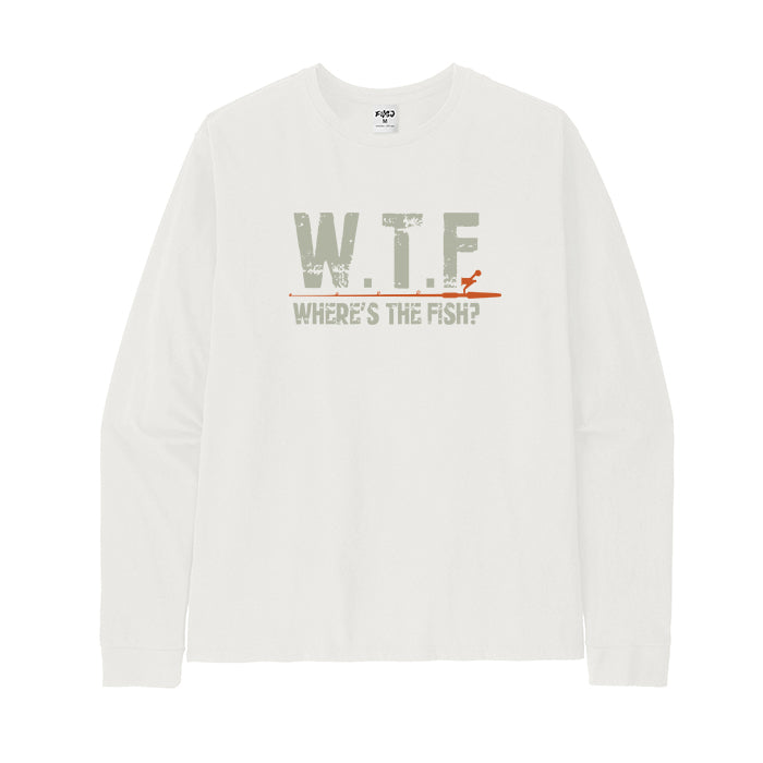 WTF Where's The Fish Long Sleeve T-Shirt