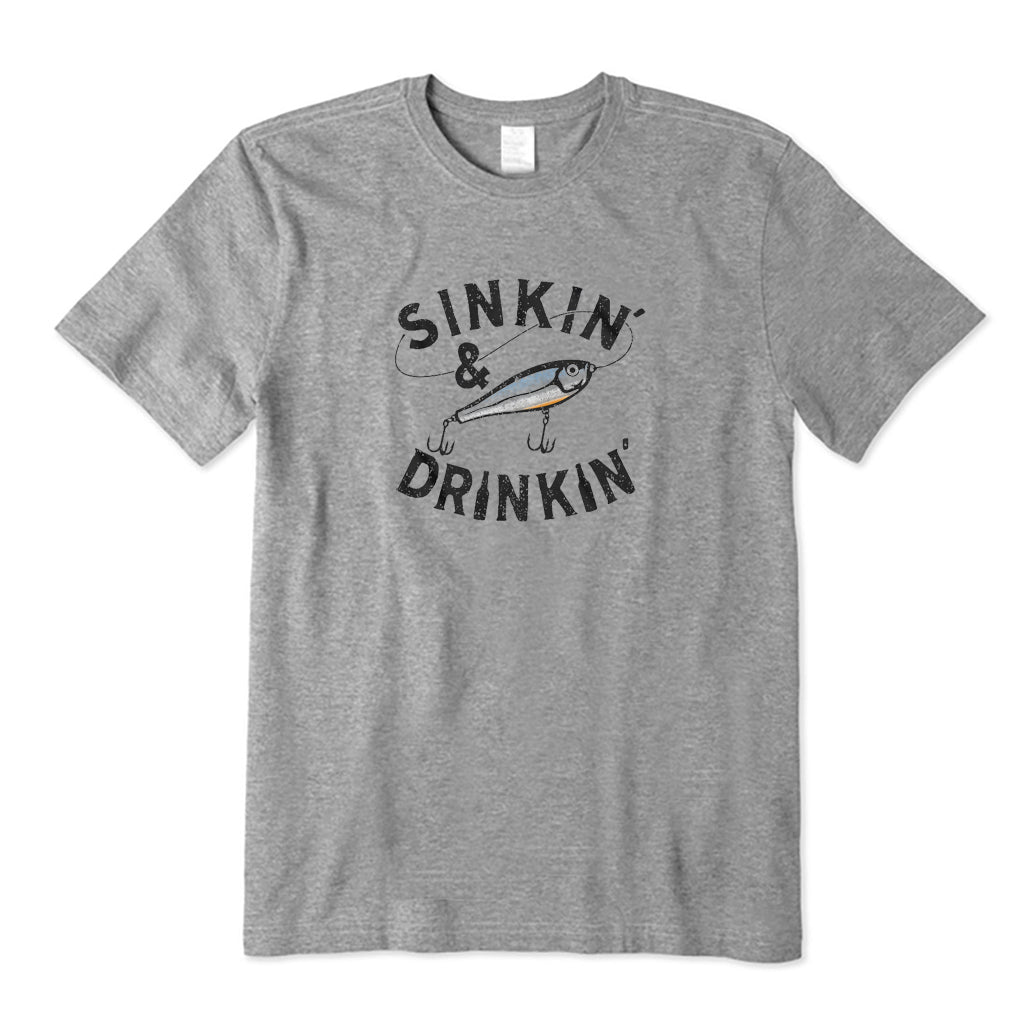 Sinkin' & Drinkin' Fishing T-Shirt