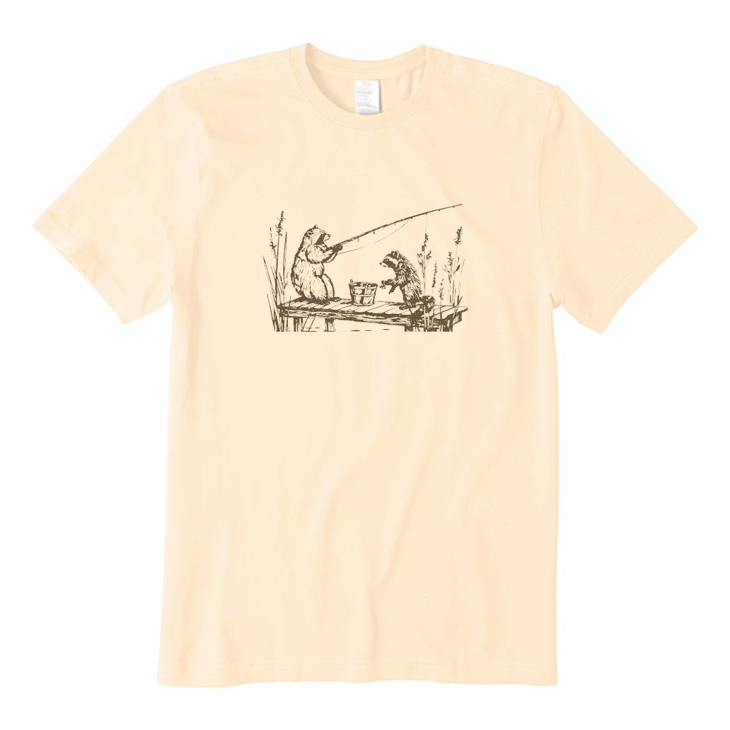 Raccoon Fishing T-Shirt