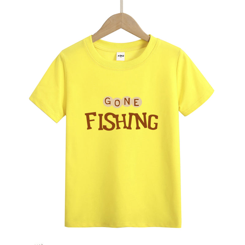 Gone Fishing Kid's T-Shirts