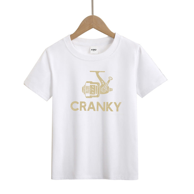 Cranky Fishing Kid's T-Shirts
