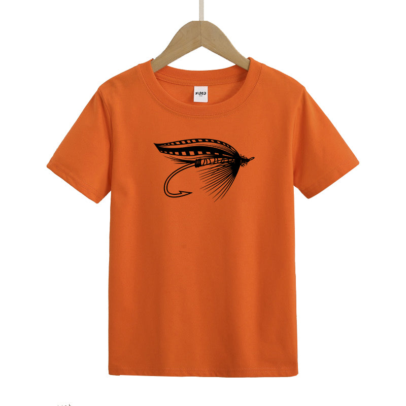 Fly Fishing Lure Kids T-Shirt