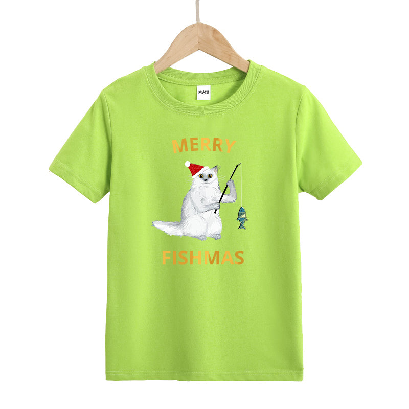 Merry Fishmas Kids T-Shirt