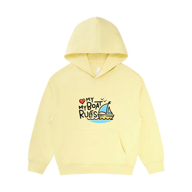 My Boat My Rules Kid's Hoodie