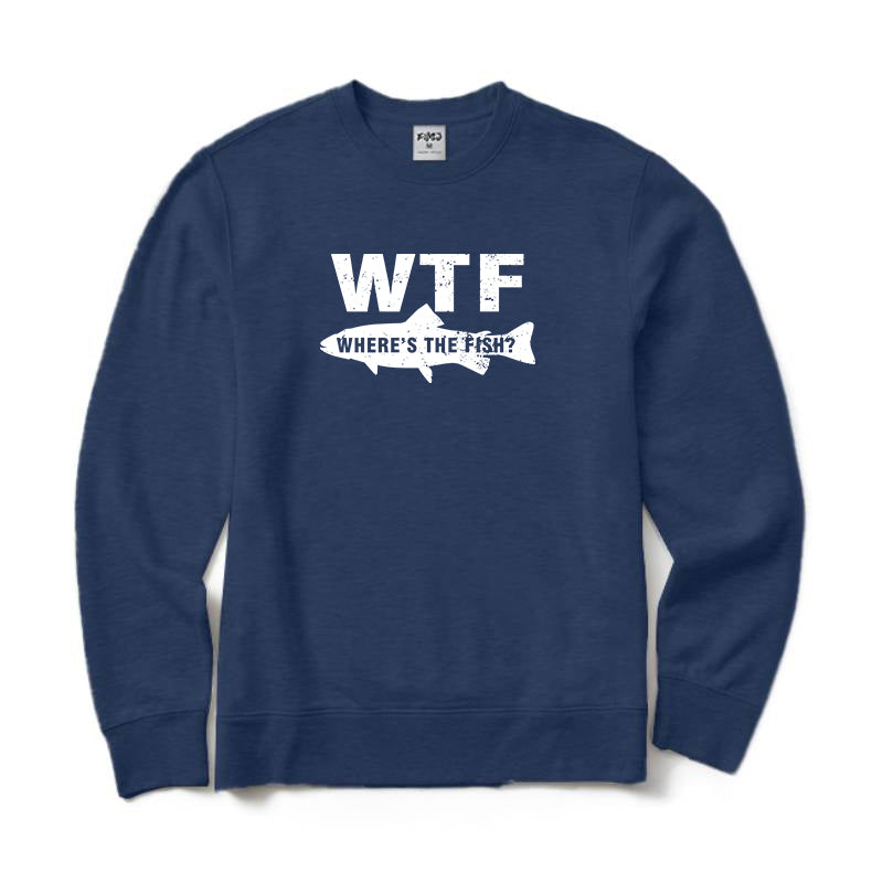 WTF Where's The Fish? Crewneck Sweatshirt