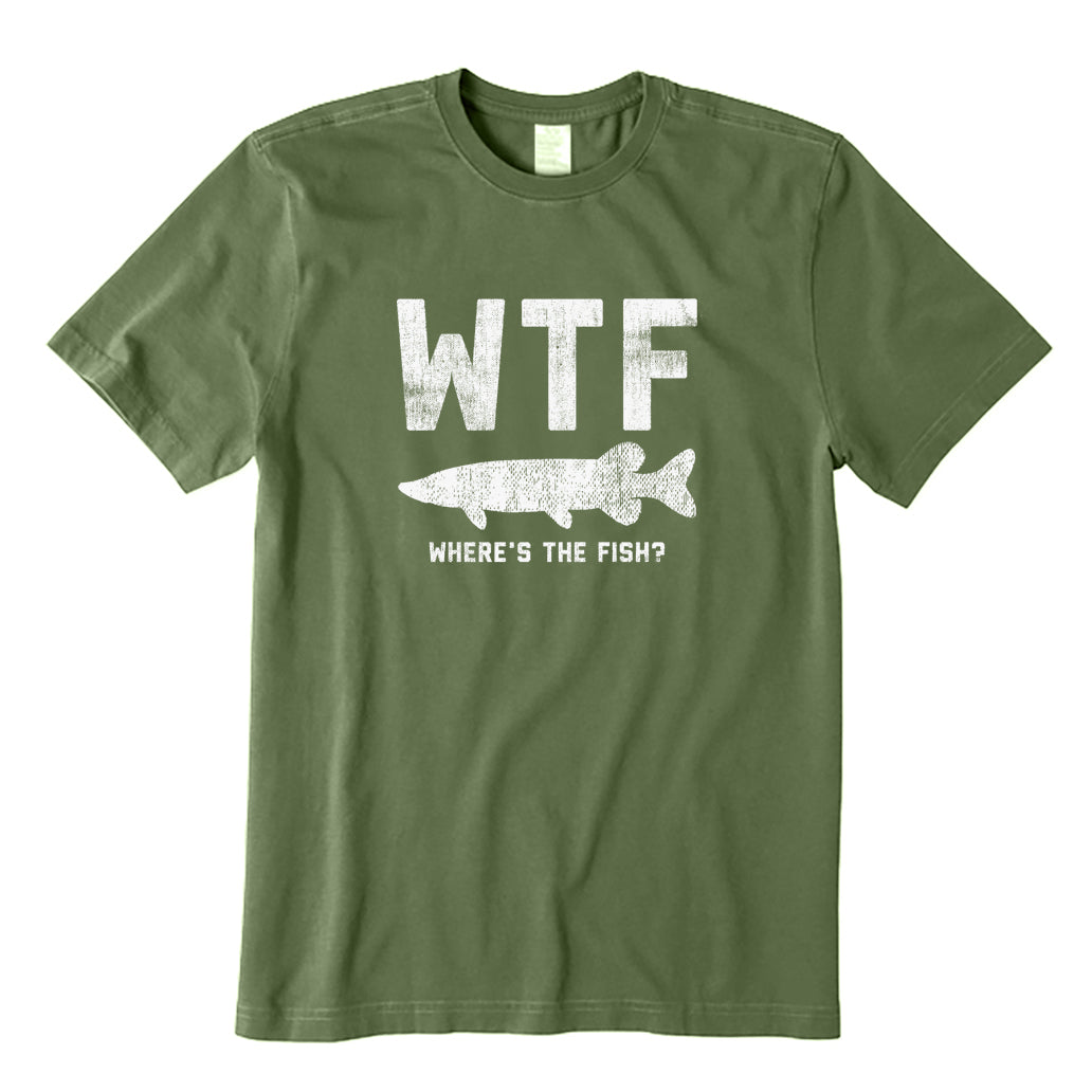 WTF Where's The Fish Musky T-Shirt