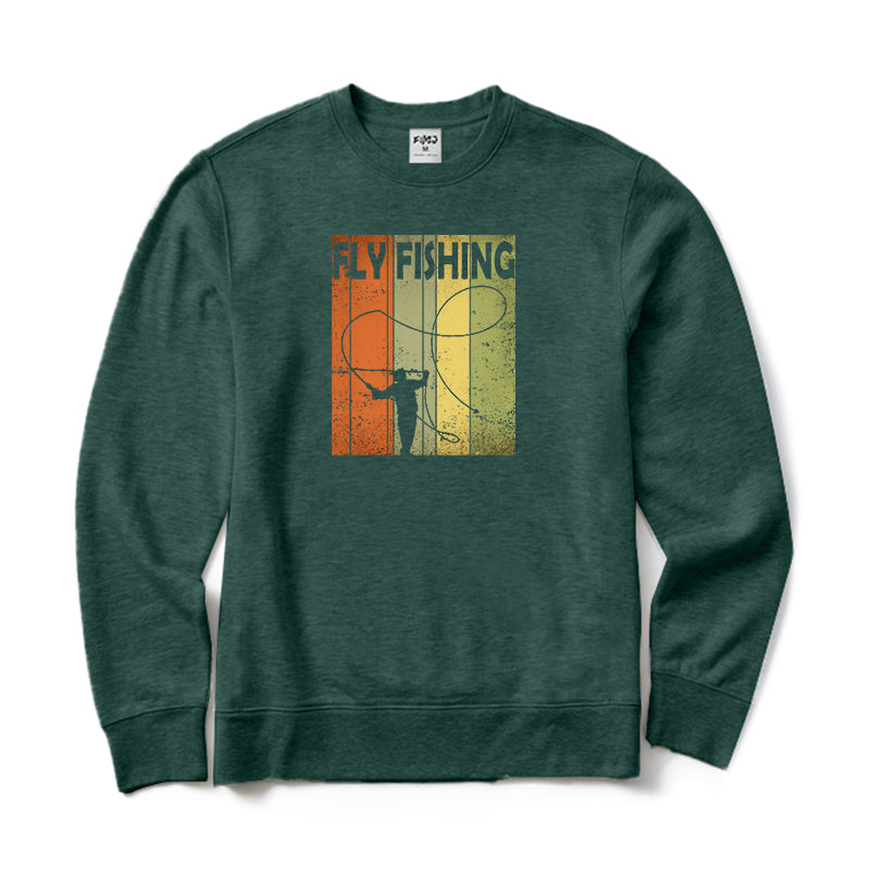 Vintage Fly Fishing Crewneck Sweatshirt