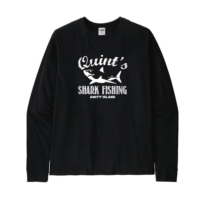 Quint's Shark Fishing Long Sleeve T-Shirt