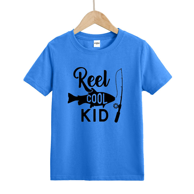 Reel Cool Kid Fishing Kid's T-Shirts