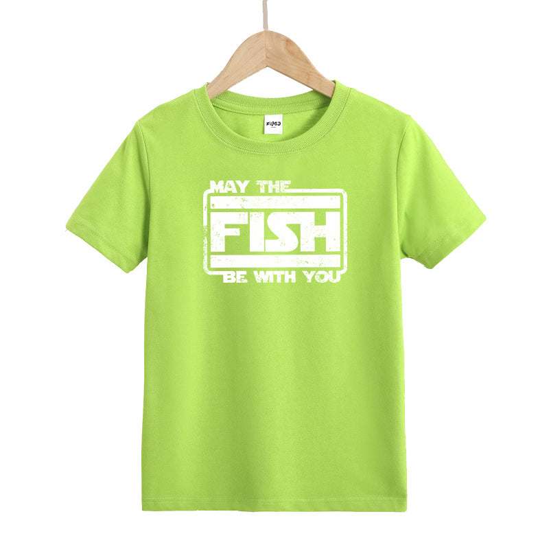 May The Fish Be with You Kids T-Shirt