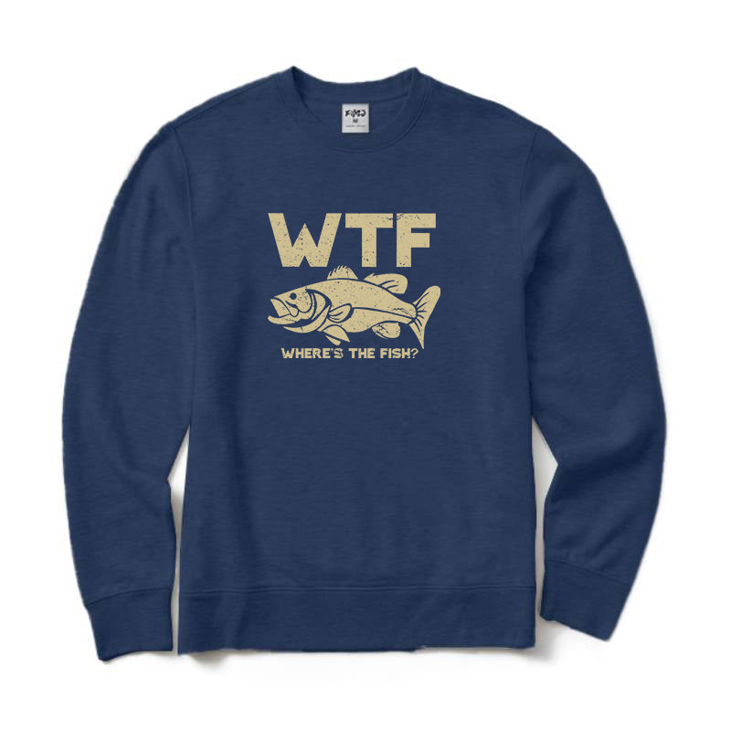 WTF Where Is The Fish? Crewneck Sweatshirt