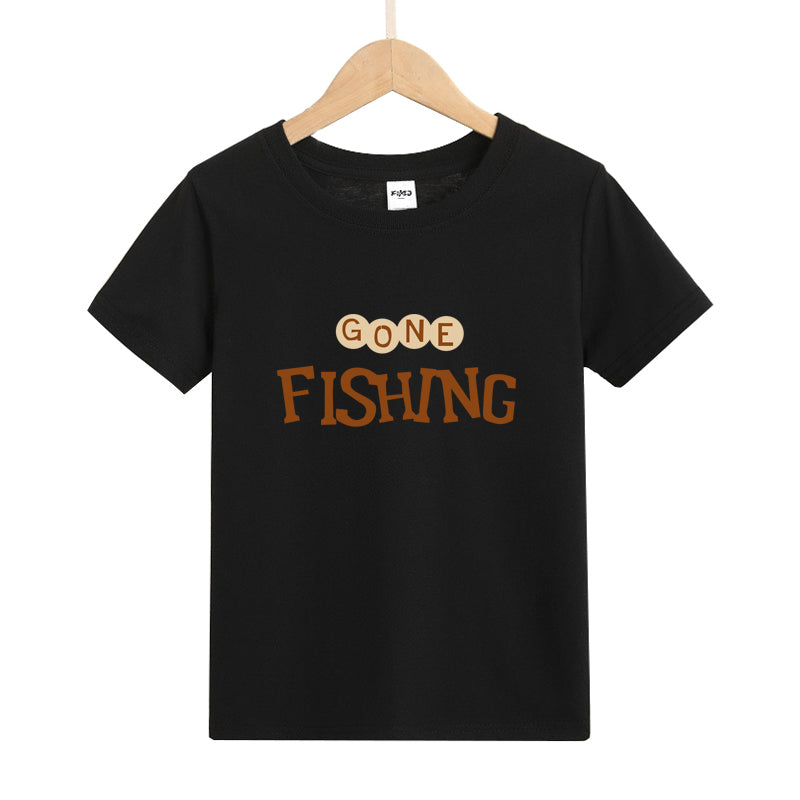 Gone Fishing Kid's T-Shirts