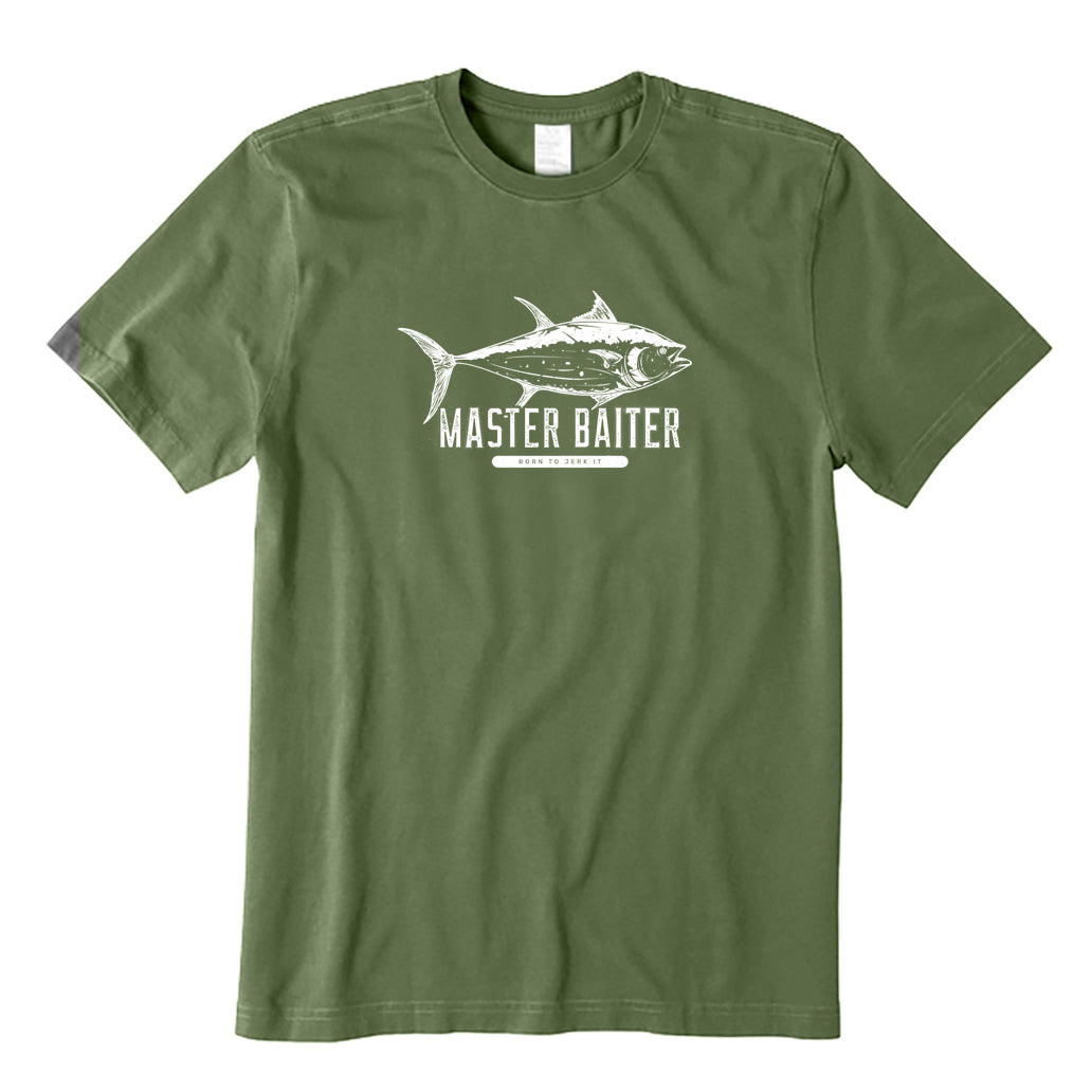 Master Baiter Born To Jerk It T-Shirt