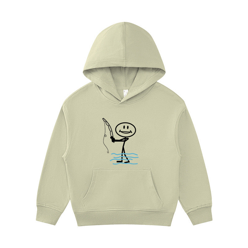 Happy Fishing Kid's Hoodie