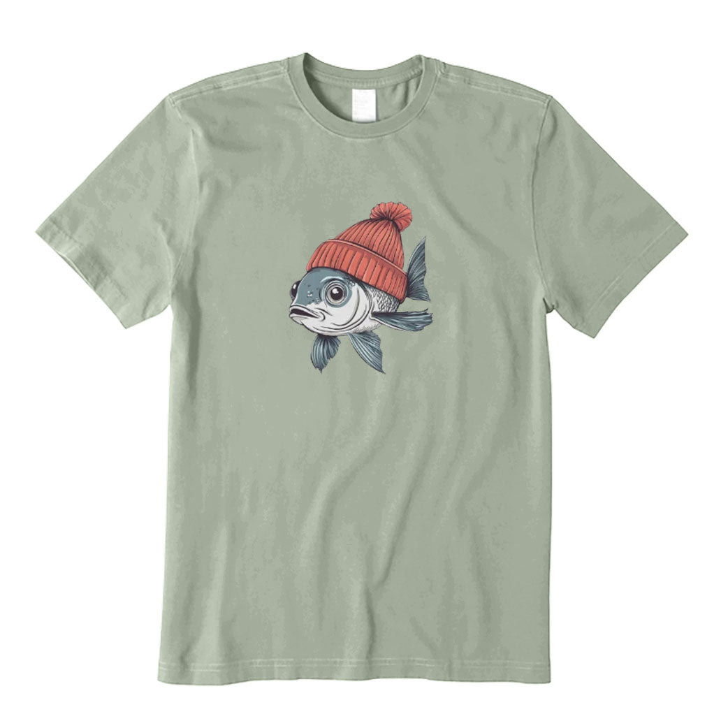 Funny Fish with Hat T-Shirt