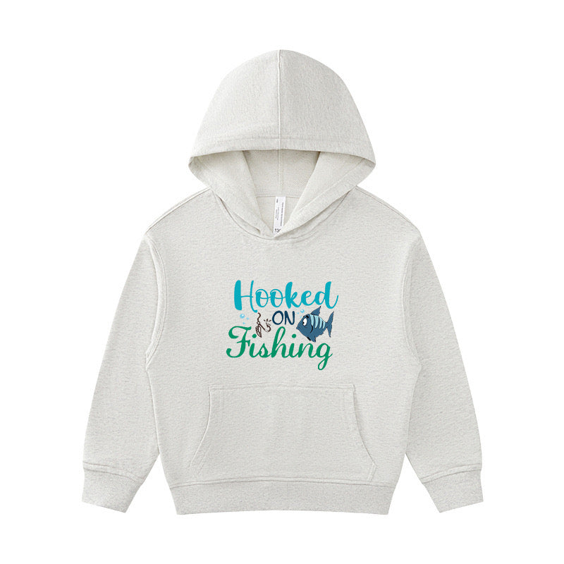 Hooked On Fishing Kid's Hoodie