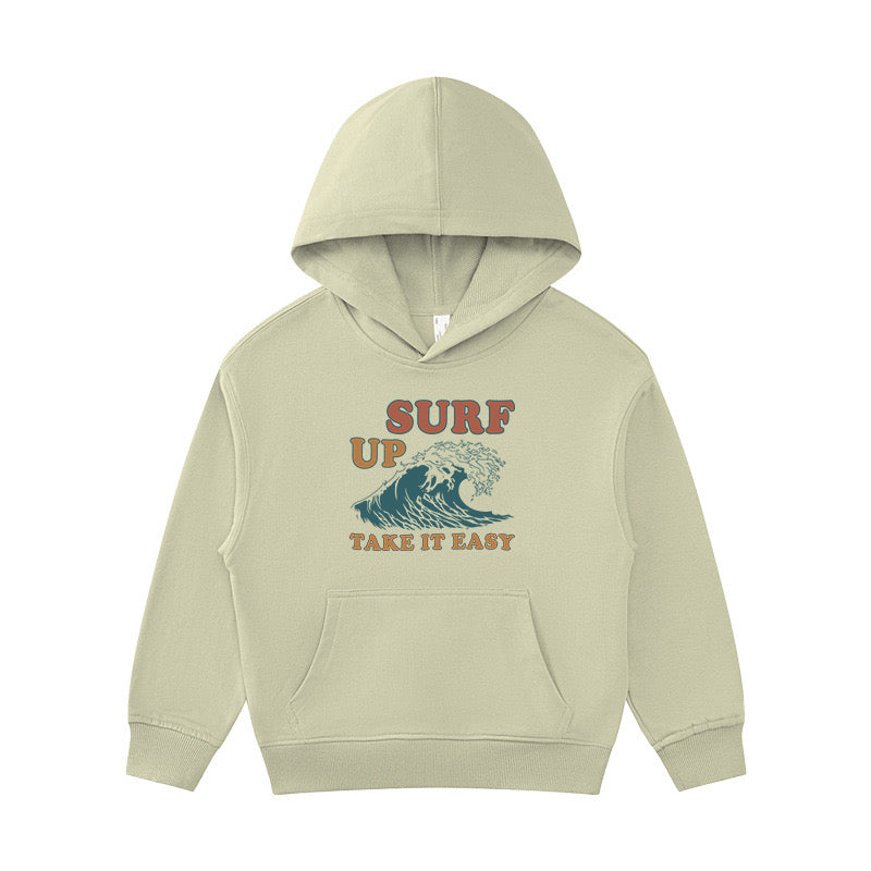 Surf Up Take It Easy Kid's Hoodie