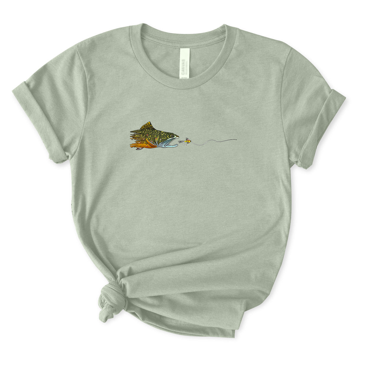 Fly Fishing Brook Trout T-Shirt FOR WOMEN