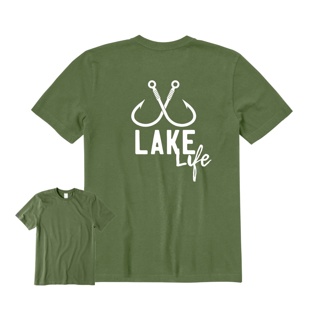 LAKE LIFE Back Graphic T-Shirt