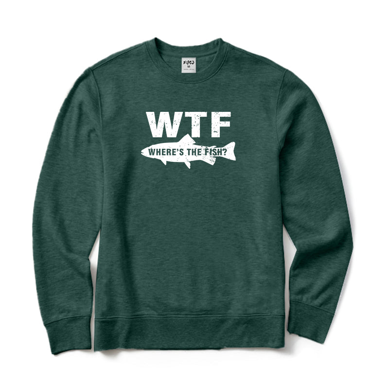 WTF Where's The Fish? Crewneck Sweatshirt