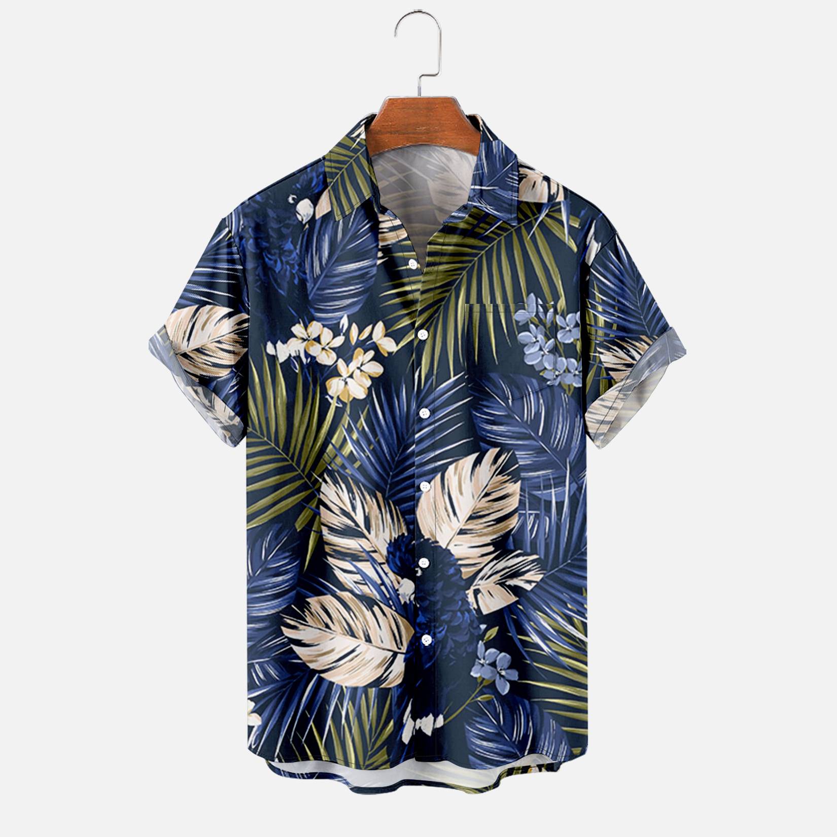 Leaves Hawaiian Shirt for Men