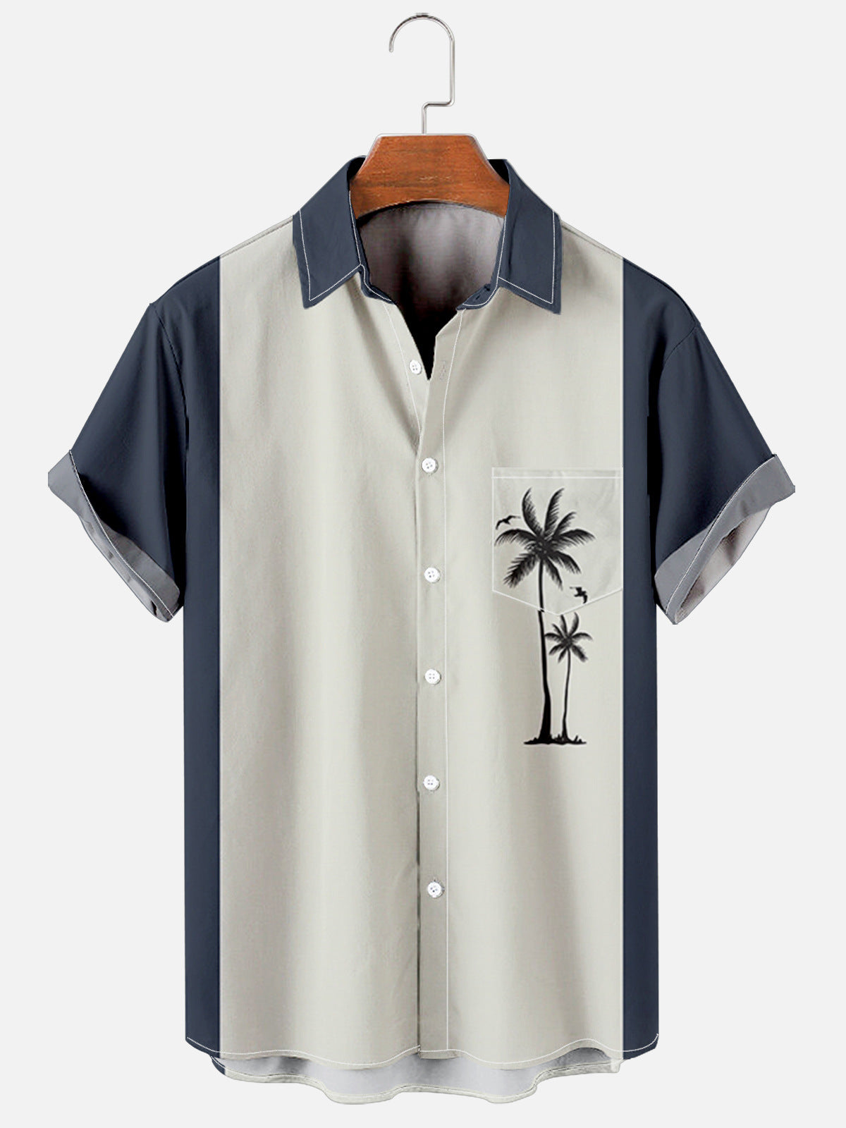 Coconut Tree Patterns Shirt for Men