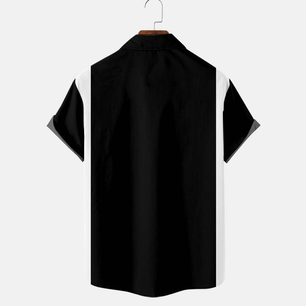 Classic Black and White Daily Shirt for Men