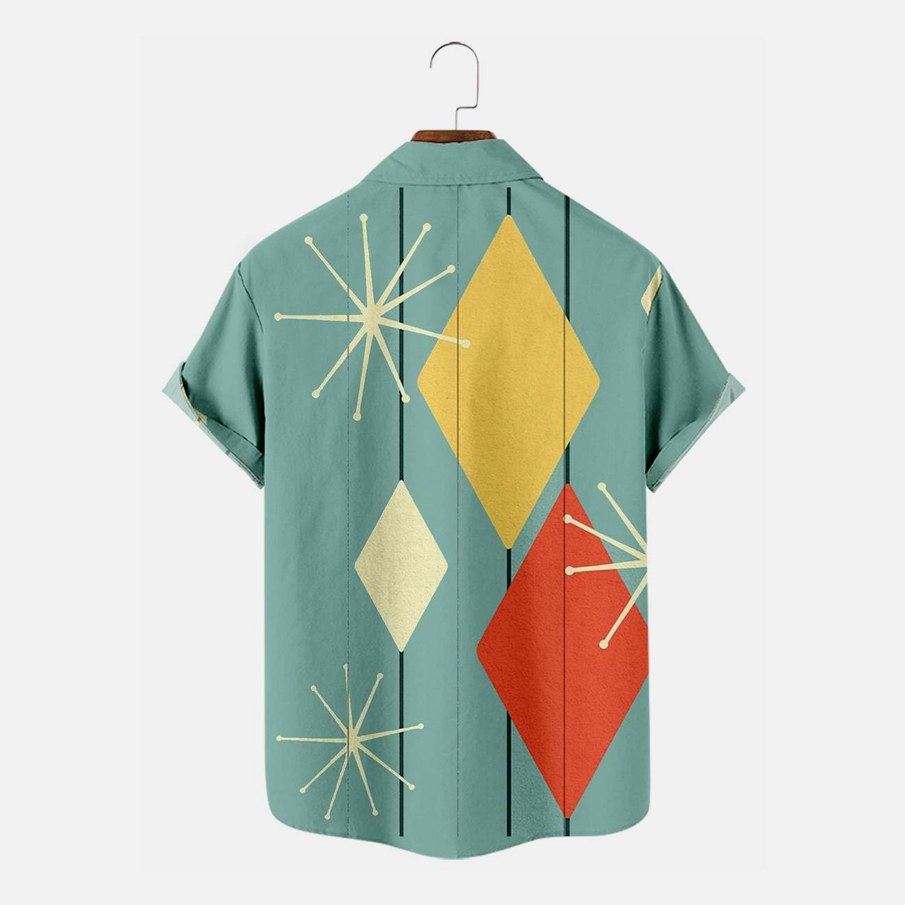 Geometry Colorful Shirt for Men