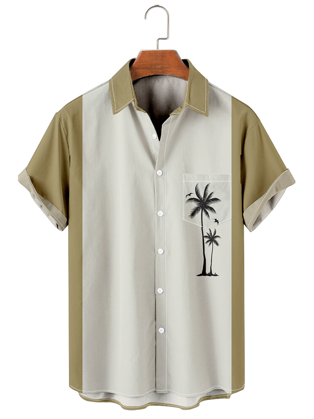 Coconut Tree Patterns Shirt for Men