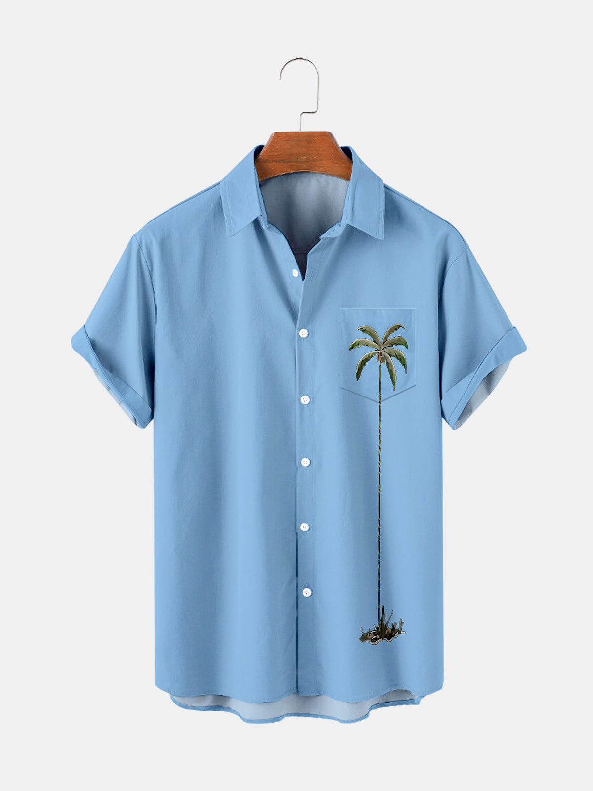 Coconut Tree Element Series Shirt for Men