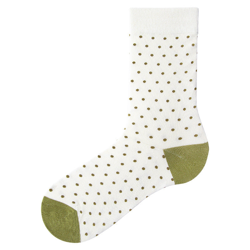 Polka Dots Socks 2 Pack-white