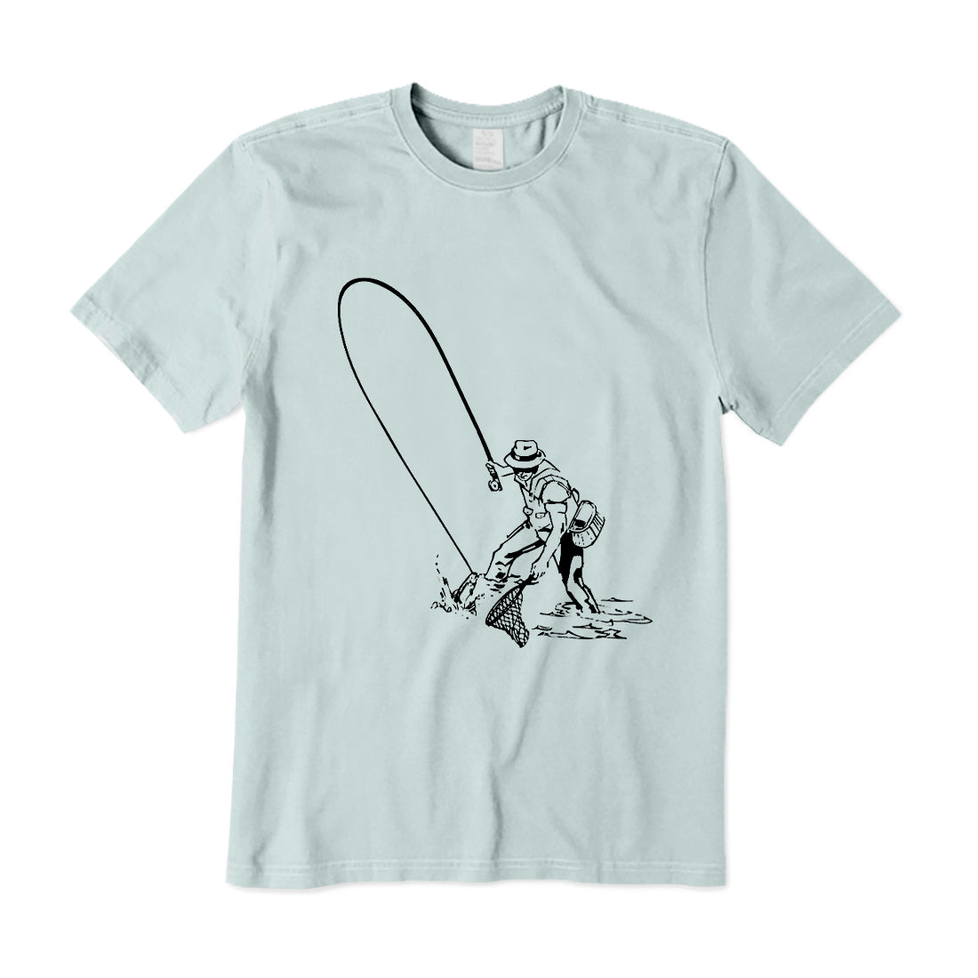 Fly Fisherman Landing Trout T-Shirt