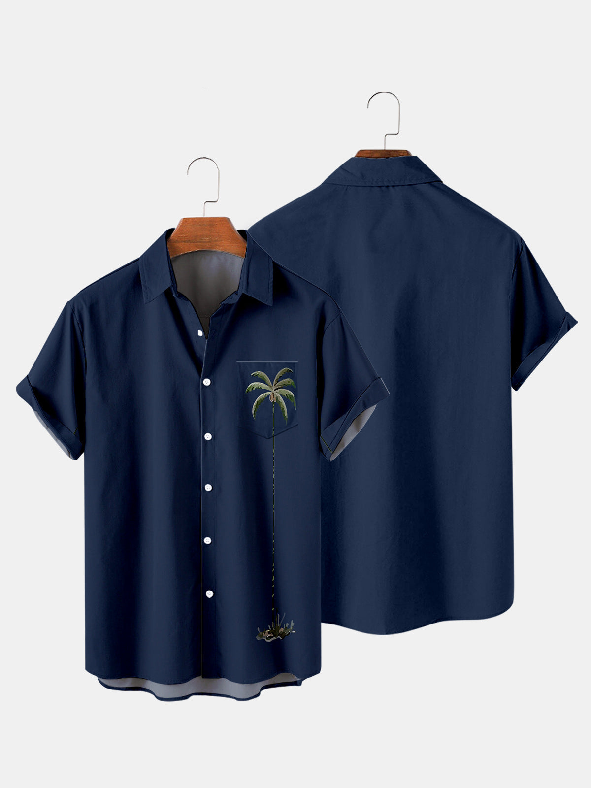 Coconut Tree Element Series Shirt for Men