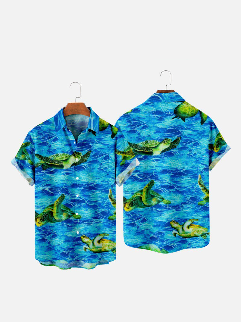 Ocean And Turtles Casual Shirt for Men