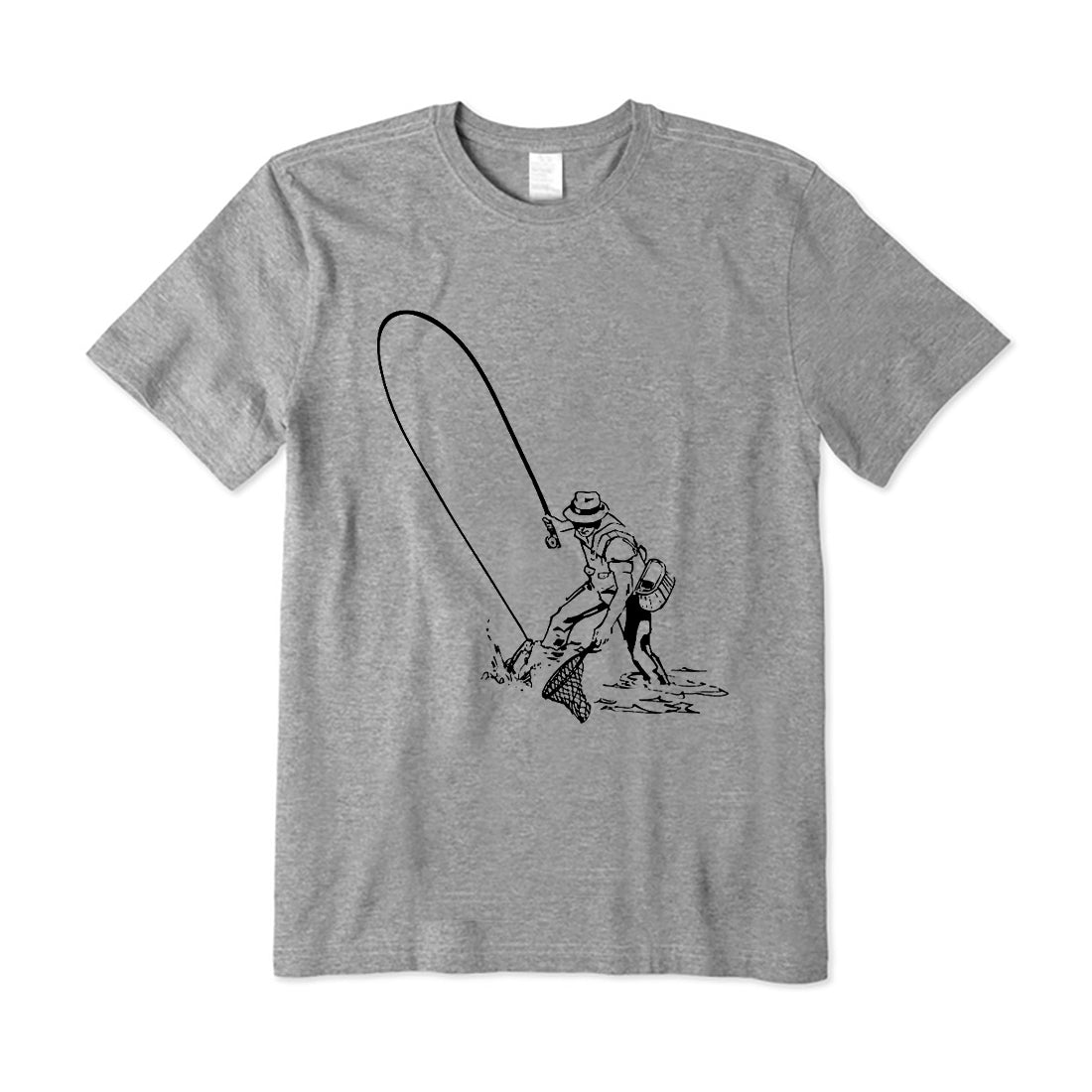 Fly Fisherman Landing Trout T-Shirt